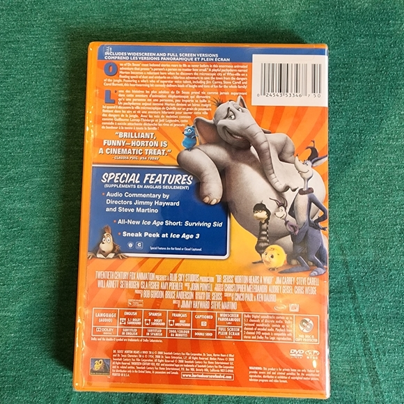 Dr. Seuss' Horton Hears a Who! DVD - Picture 2 of 6
